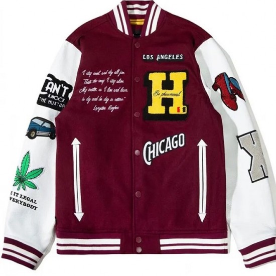 Kenya Barris BlackAF H Letterman Jacket Kenya Barris BlackAF H Letterman Jacket