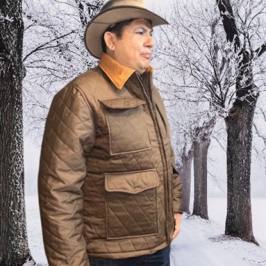 Kevin Costner John Dutton Yellowstone Season 4 Quilted Jacket Kevin Costner John Dutton Yellowstone Season 4 Quilted Jacket