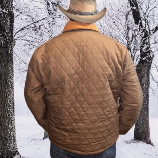 Kevin Costner John Dutton Yellowstone Season 4 Quilted Jacket Kevin Costner John Dutton Yellowstone Season 4 Quilted Jacket