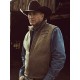 Kevin Costner Yellowstone John Dutton Wool Vest Kevin Costner Yellowstone John Dutton Wool Vest