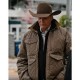 Kevin Costner Yellowstone Season 04 Brown Quilted Jacket Kevin Costner Yellowstone Season 04 Brown Quilted Jacket