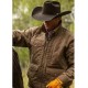 Kevin Costner Yellowstone Season 04 Brown Quilted Jacket Kevin Costner Yellowstone Season 04 Brown Quilted Jacket