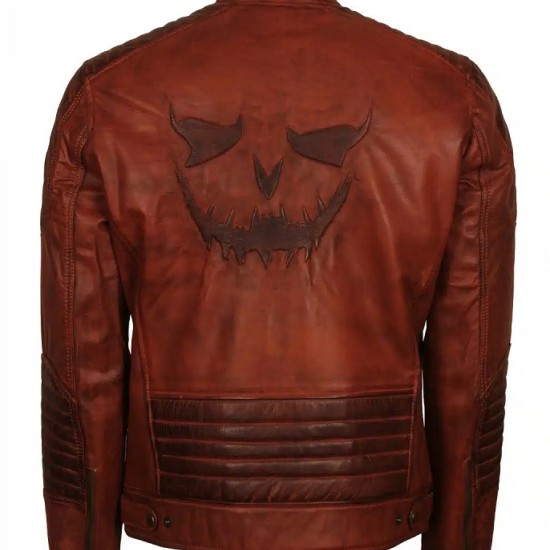 Killing Joke Scarecrow Cosplay Leather Jacket