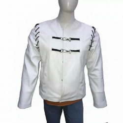 King Arthur Legend Sword Charlie Hunnam White Jacket
