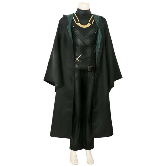 Lady Loki Cosplay Sylvie Enchantress Loki Variant Costume Outfits Horns Crown Lady Loki Cosplay Sylvie Enchantress Loki Variant Costume Outfits Horns Crown