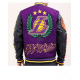 Los Angeles Lakers Black Pyramid Letterman Jacket Los Angeles Lakers Black Pyramid Letterman Jacket