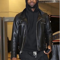 Lebron James Leather Jacket Men Celebrity Jacket