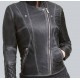 Lexi Black Quilted Asymmetrical Ladies Moto Jacket Lexi Black Quilted Asymmetrical Ladies Moto Jacket