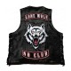 Lone Wolf Biker Leather Vest Lone Wolf Biker Leather Vest