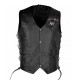 Lone Wolf Biker Leather Vest Lone Wolf Biker Leather Vest