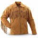 Longmire-Sheriff Men's Cowboy Suede Leather Jacket Western Coat