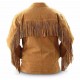 Longmire-Sheriff Men's Cowboy Suede Leather Jacket Western Coat