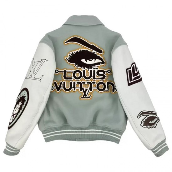 LV Aqua Varsity Jacket LV Aqua Varsity Jacket
