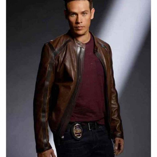 Lucifer TV Series Dan Espinoza Brown Leather Jacket Lucifer TV Series Dan Espinoza Brown Leather Jacket