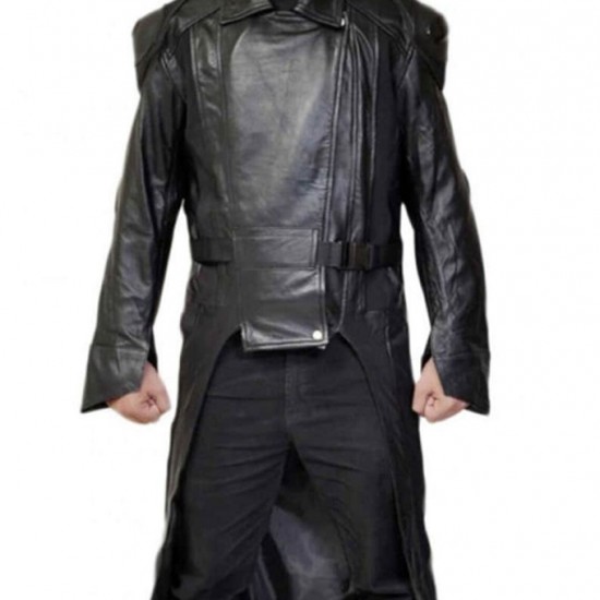 Luke Shaw Leather Coat Halloween Cosplay Costume