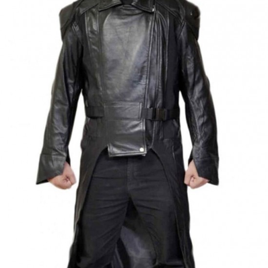Luke Shaw Leather Coat Halloween Cosplay Costume Luke Shaw Leather Coat Halloween Cosplay Costume