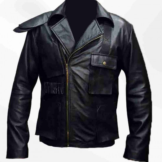 Mad Max Black Biker Leather Jacket