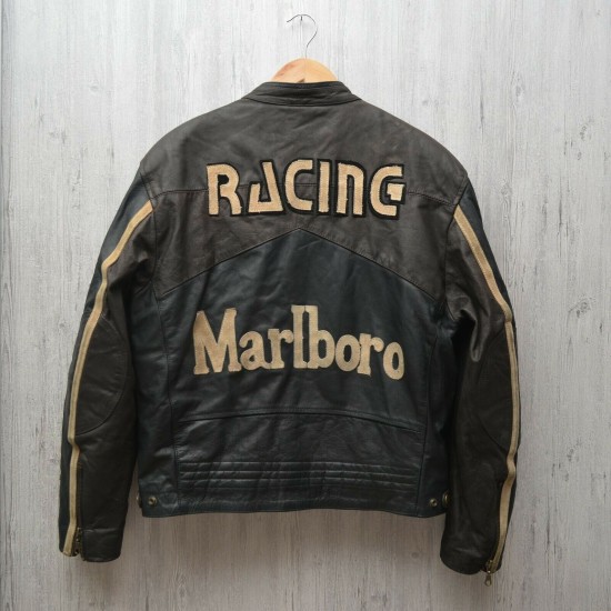 Marlboro Racing Black Leather Jacket Marlboro Racing Black Leather Jacket