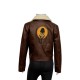 Mary Elizabeth Winstead Ahsoka Hera Syndulla Brown Leather Jacket