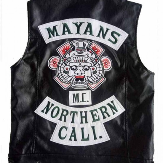 Mayans MC Ezekiel Reyes Leather Vest Mayans MC Ezekiel Reyes Leather Vest