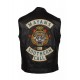 Mayans Southern California Black Biker Motorcycle Leather Vest Mayans Southern California Black Biker Motorcycle Leather Vest