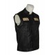 Mayans Southern California Black Biker Motorcycle Leather Vest Mayans Southern California Black Biker Motorcycle Leather Vest