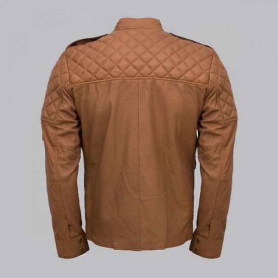 Men Sheepskin Tan Leather Jacket Men Sheepskin Tan Leather Jacket