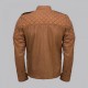 Men Sheepskin Tan Leather Jacket Men Sheepskin Tan Leather Jacket