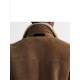 Men Winter Brown Shearling Jacket Men Winter Brown Shearling Jacket