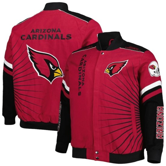 Mens Arizona Cardinals Carl Banks Extreme Redzone Varsity Jacket