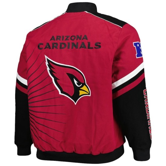 Mens Arizona Cardinals Carl Banks Extreme Redzone Varsity Jacket