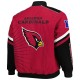 Mens Arizona Cardinals Carl Banks Extreme Redzone Varsity Jacket