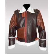 Men's Aviator B3 Double Combination Cow Leather Jacket