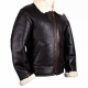 Men's Aviator B3 Ginger Sheepskin Leather Bomber Jacket