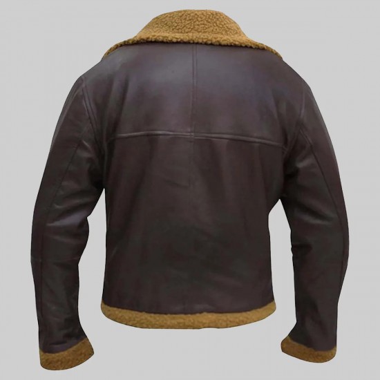 Men's Aviator B3 Vintage Brown Leather Jacket Mens Aviator B3 Vintage Brown Leather Jacket