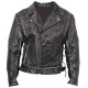 Men's Biker Classic Vintage Distressed Terminator Brando Jacket