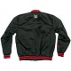 Men's Black with Red Bomber New World Order Jacket Mens Black with Red Bomber New World Order Jacket