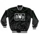 Men's Black with White Bomber New World Order Jacket Mens Black with White Bomber New World Order Jacket