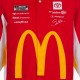 Men's Bubba Wallace JH Design Red McDonald's Twill Driver Jacket Men's Bubba Wallace JH Design Red McDonald's Twill Driver Jacket
