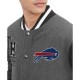 Men's Buffalo Bills Grey Wool Jacket Men's Buffalo Bills Grey Wool Jacket