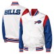 Men's Buffalo Bills Starter White Satin Jacket Men's Buffalo Bills Starter White Satin Jacket