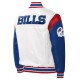Men's Buffalo Bills Starter White Satin Jacket Men's Buffalo Bills Starter White Satin Jacket