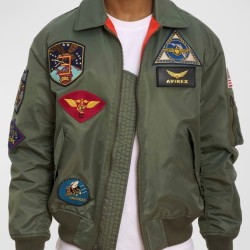 Men's CWU Satin Flight Biker Jacket