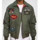 Mens CWU Satin Flight Biker Jacket