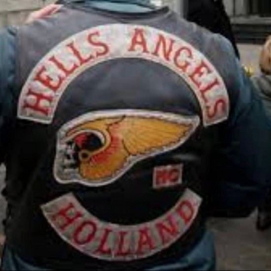Men's California Hells Angels Leather Vest