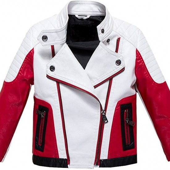 Men's Casual Red And White Bruce Lee Popular Vintage Classic Jacket Men's Casual Red And White Bruce Lee Popular Vintage Classic Jacket