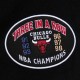 Men's Chicago Bulls Black Out Collection Varsity Jacket Men's Chicago Bulls Black Out Collection Varsity Jacket
