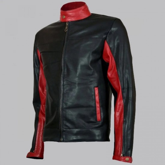 Men's Christian Bale Leather Jacket Men's Christian Bale Leather Jacket