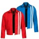 Men's Classic Speedway Elvis Presley White Striped Steve Red Cotton Jacket Men's Classic Speedway Elvis Presley White Striped Steve Red Cotton Jacket