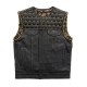 Men's Club Style Leather Vest